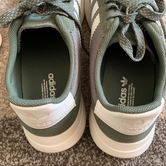 ✅SOLD! ADIDAS (ORIGINALS): 3-Stripe Green Kicks - Picture 4 of 8